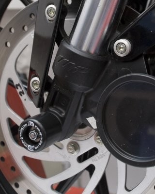 Chrániče přední vidlice, KTM 125/200/390 Duke, RC 125/200, černé